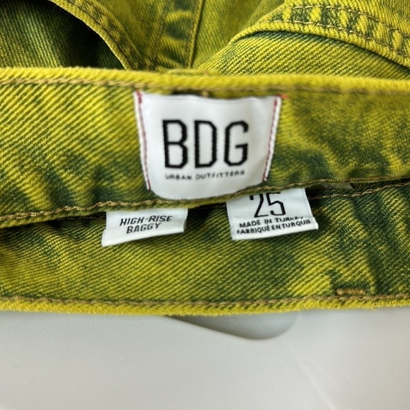 BDG High Rise Baggy Jeans‎ Green Size 25 - Picture 6 of 7